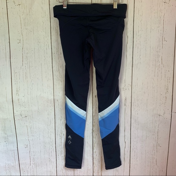 Adidas x Wanderlust Yoga Blue Leggings - Picture 3 of 4